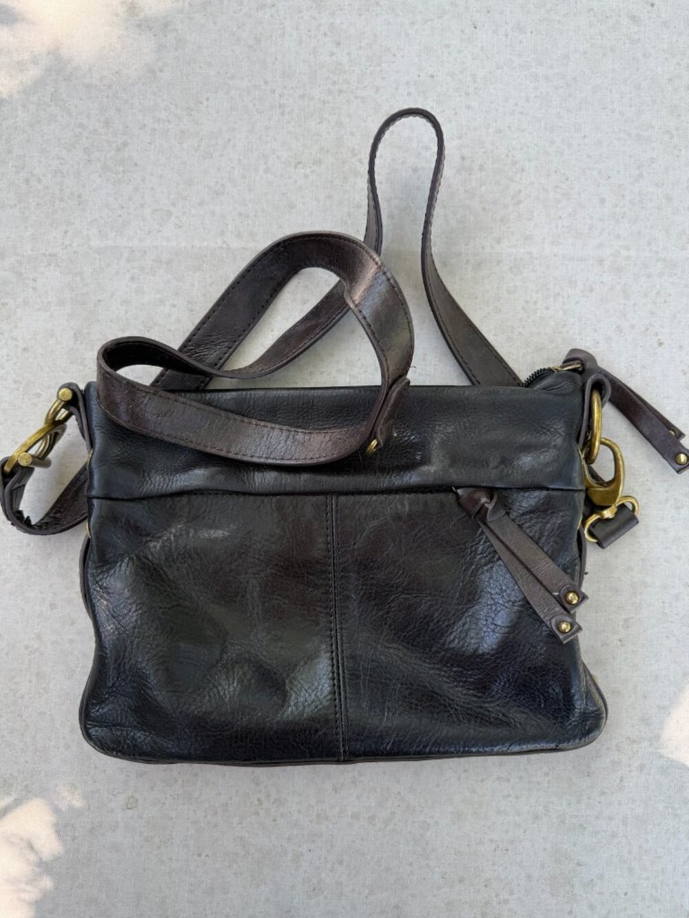 Tignanello Black Leather Purse